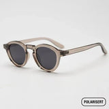 Elian | Lunettes de soleil rétro rondes polarisées