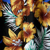 Chemise à Manches Courtes avec Motif Floral pour Hommes