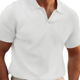 René - T-shirt à rayures avec décolleté en V