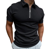 Gregorio - polo moderne avec zip à mi-hauteur