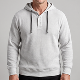 Pull henley en maille gaufrée Fonderie