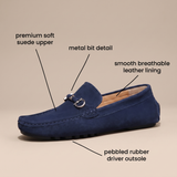 Mocassins de conduite en daim Monaco