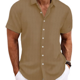 Chemise Casual à Manches Courtes