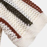 Polo en crochet avec décolleté en V