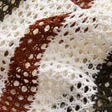 Polo en crochet avec décolleté en V