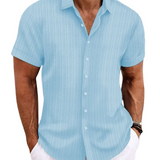 Chemise Casual à Manches Courtes