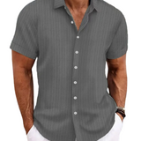 Chemise Casual à Manches Courtes