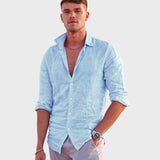 Leonardo – Chemise décontractée en lin pour Homme