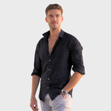 Leonardo – Chemise décontractée en lin pour Homme