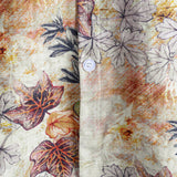 Chemise à Manches Courtes en Coton Resort avec Motif Botanique Aquarelle pour Hommes