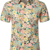 Chemise à Manches Courtes en Coton pour Hommes