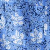 Chemise en Coton à Motif Floral Tropical pour Hommes à Manches Courtes