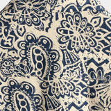 Chemise Vintage en Coton avec Bouton et Motif Floral Rétro Paisley pour Hommes à Manches Courtes