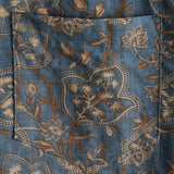 Chemise en Coton pour Homme avec Motif Floral Paisley Vintage des Années 70 avec Boutons et Manches Courtes pour la Plage