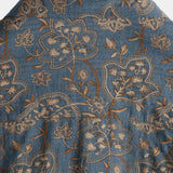 Chemise en Coton pour Homme avec Motif Floral Paisley Vintage des Années 70 avec Boutons et Manches Courtes pour la Plage