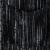 Chemise à Manches Courtes en Coton avec Poche pour Hommes à Rayures Noires, Respirante