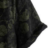 Chemise Hawaïenne à Manches Courtes avec Imprimé Fleurs Rétro pour Hommes