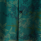 Chemise Homme à Manches Courtes Imprimé Floral en Coton, Respirante pour les Vacances