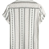 Chemise à Manches Courtes en Coton de Style Hawaïen pour Hommes