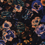 Chemise à Manches Courtes en Coton de Style Boho avec Motif Floral pour Hommes
