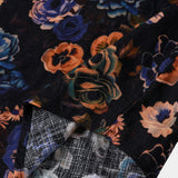 Chemise à Manches Courtes en Coton de Style Boho avec Motif Floral pour Hommes