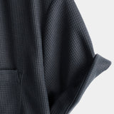 Chemise en Coton à Manches Courtes et Boutonnage pour Hommes, Style Décontracté, Coupe Lâche, Plage