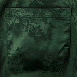 Chemise Homme à Manches Courtes en Jersey Satiné à Fleurs