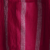 Chemise Hawaïenne Masculine Vintage en Coton à Rayures avec Boutons sur la Poitrine