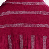 Chemise Hawaïenne Masculine Vintage en Coton à Rayures avec Boutons sur la Poitrine