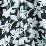 Chemise en Coton pour les Vacances au Style Tropical avec Motif Floral, Manches Courtes pour Hommes