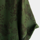 Chemise Vintage pour Homme Style Hawaïen à Manches Courtes, Fleurie Verte pour les Vacances à la Plage