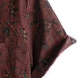 Chemise en Coton à Fleurs Rétro Boho pour Hommes