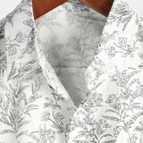 Chemise Hawaïenne en Coton à Motif Floral pour Hommes - Été