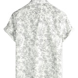 Chemise Hawaïenne en Coton à Motif Floral pour Hommes - Été