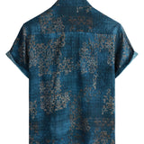 Chemise pour Homme en Coton à Manches Courtes pour l'Été