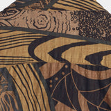 Chemise pour Homme en Coton Style Rétro Vintage avec Boutons pour Vacances à la Plage à Manches Courtes