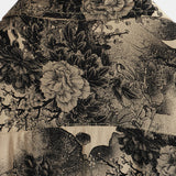 Chemise d'été hawaïenne en coton vintage avec motif floral pour hommes, à manches courtes