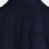 Chemise à Manches Courtes en Coton avec Poches sur la Poitrine en Couleur Unie