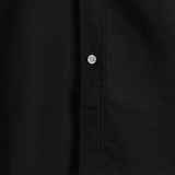 Chemise à Manches Courtes en Coton avec Poches sur la Poitrine en Couleur Unie pour Hommes