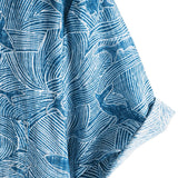 Chemise à Manches Courtes en Coton de Style Hawaïen pour Hommes pour l'Été Ocean Shark