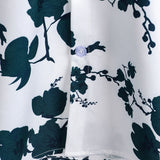 Chemise d'Été Masculine à Motif Floral en Coton à Manches Courtes