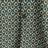 Chemise Casual à Manches Courtes avec Motif Géométrique pour Hommes