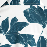 Chemise Décontractée en Coton à Fleurs pour Hommes, avec Boutons et Manches Courtes, Idéale pour des Vacances à la Plage