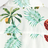 Chemise de Plage en Coton à Motif Hawaïen avec Ananas pour Hommes, Manches Courtes et Boutons