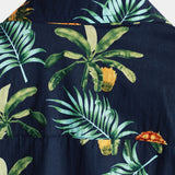 Chemise Hawaïenne à Manches Courtes en Coton avec Motif Ananas pour Hommes