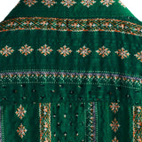 Chemise à Manches Courtes en Coton Vintage des Années 70 avec Rayures Vertes pour Hommes