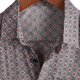 Chemise Homme à Manches Courtes en Coton avec Boutons