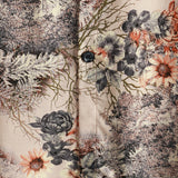 Chemise Casual en Coton Rétro à Boutons avec Motif Floral pour Hommes