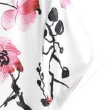 Chemise d'Été à Manches Courtes avec des Fleurs Roses pour Hommes