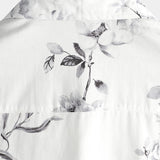 Chemise Hawaïenne Blanche en Coton pour Hommes